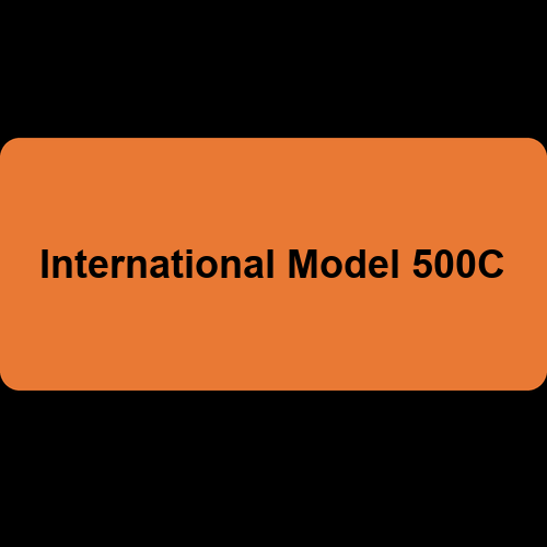 International Model 500C